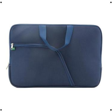 Imagem de Pasta Marrom Case Capa Para Guardar Notebook Viagem Reforçada Anti Que