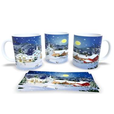 Imagem de Canecas de Porcelana Branca Personalizadas Natal 5 (Mod.83)