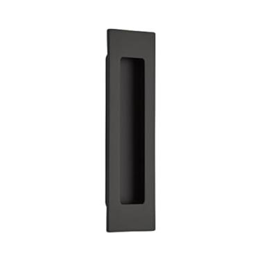 Imagem de Puxadores retangulares Emtek Modern, 1-3/4" x 6", Flat Black