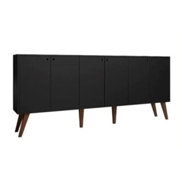 Imagem de Aparador Buffet Retro Para Sala De Estar 6 Portas Guatemala - Bela Cas