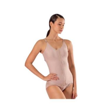 Imagem de Cinta Body Modelador Alça Fina Vies Emana 84022V ModelleSkin, Preto, X