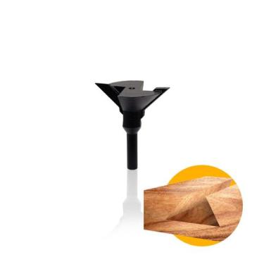 Imagem de Fresa Para Tupia Manual 35º Com Haste de 6mm - Metali