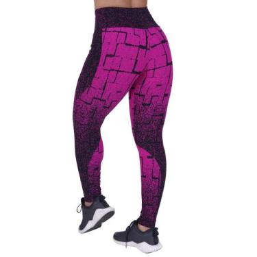 Imagem de Legging Fitness Feminina Recortes Degrade Cós Transpassado Orbis - Orb