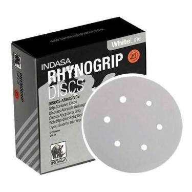 Imagem de Indasa disco lixa d150 6f rhynogrip white - p220, Sem variação, Único