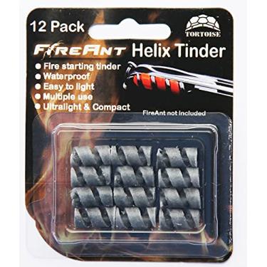 Imagem de Helix Tinder para FireAnt e Firefly Fire Starters - Tinder para canivete suíço Victorinox saca-rolhas (cinza - (12 unidades) refil para FireAnt)