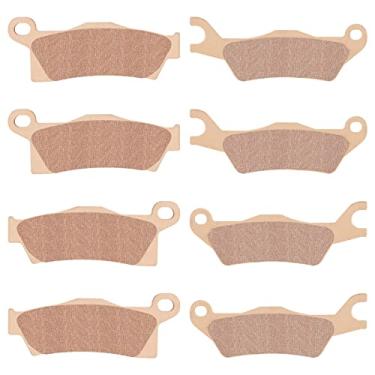 Imagem de Conjunto de pastilhas de freio sinterizadas dianteiras e traseiras para CAN-AM Renegade/Outlander 500/570/800R/850/1000 2012-2022, 4 conjuntos de pastilhas de freio dianteiras e traseiras