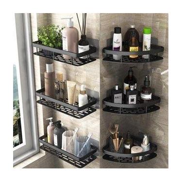 Imagem de Prateleira de Banheiro PREMIUM Reta e de Canto Prateleira Banheiro Por
