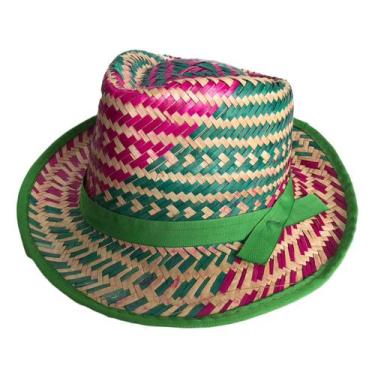 Imagem de Chapéu de Palha Infantil Italianinho Colorido com Fita - Extra Festas