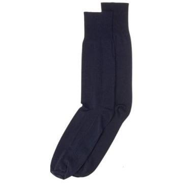 Imagem de Meia Social Masculina Cano Longo Classic Trifil T07005, Marinho, G