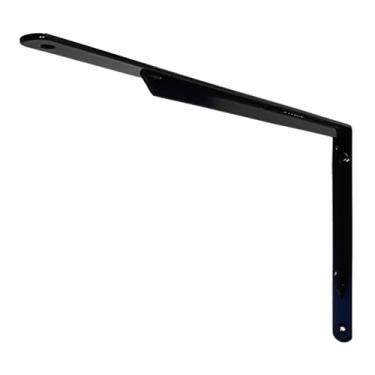 Imagem de Cantoneira Mão Francesa 40cm de Ferro Suporte de Prateleira Bancada e Pia Com Reforço Preta