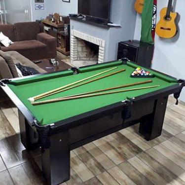 Imagem de Mesa de Sinuca e Bilhar Charme Reduzida Carlin Bilhares Superfície em 