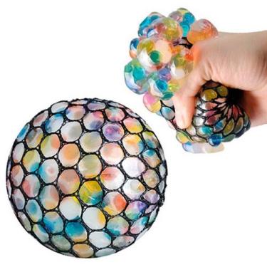 Imagem de 06 Bola Bolinha Gel Bolekinha Brinquedo Colorido Anti Stress - Art Bri
