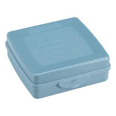 Imagem de Sanduicheira Organizadora Com Trava 12x4 Cm Plástico Azul - Sanremo, S