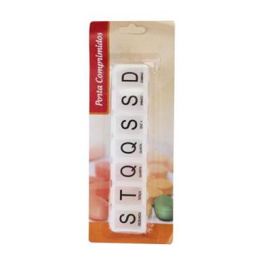 Imagem de Porta Comprimidos Semanal Com 7 Divisórias - Ca12190 - Casita