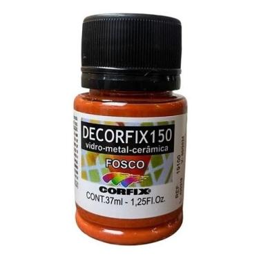 Imagem de Tinta Decorfix 150 Fosco 37ml 443 Castanho Damasco Corfix