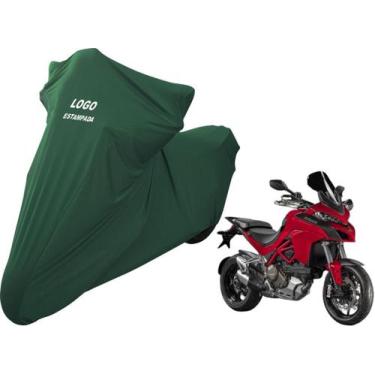 Imagem de Capa Para Moto Ducati Multistrada 950 S 1200 Tecido Helanca - Mz, Verd