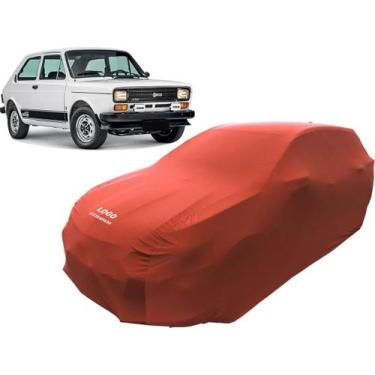Imagem de Capa Automotiva Para Fiat 147 Tecido Helanca Lycra - Mz, Vermelha