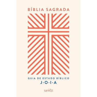 Imagem de Bíblia NVT Com Guia de Estudo Bíblico J.O.I.A. - Capa Creme