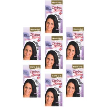 Imagem de Hene Em Gel Jaborandi 09x180gr Divina Dama Preto Medio (Preto Natural)