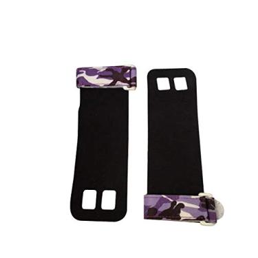 Imagem de (X-Large, Purple camo/Black) - PUSH Athletic Adult Hand Grips Cross Fit, WOD, Gymnastics