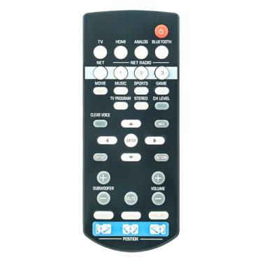Imagem de PERFASCIN FSR86 ZP80780 Novo controle remoto substituído compatível com Yamaha Sound Bar SRT1500 SRT-1500 SRT-1500BL YSP1600 YSP-1600 YSP-1600BL YSP1400 Zp80780