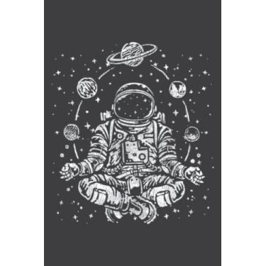 Imagem de Astronomer Meditation Yogi Cosmonaut Gift Astronaut: Lined Journal & Diary for Writing & Notes for Girls and Women, Memo Diary Subject Notebooks Planner, 6"x9"