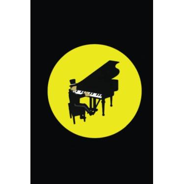 Imagem de PIANO PLAYER Notebook: GRAPH paper, 120 page 6”x9” drafting quad ruled grid composition 4x4 squares per inch, with POP ART cover for school, college, ... people who measure, draw to scale: Geniuses