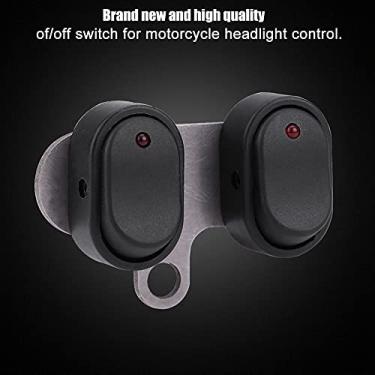 Imagem de Farol de Led para Scooter de Motocicleta, Indicador Liga/desliga, à Prova D'água, Resistente, Adequado para a Maioria das Motos de 12v (Tipo C)