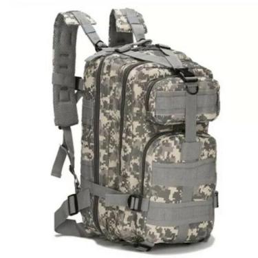 Imagem de Mochila Multiuso Escolar Cargueira 30L Camping Cinza Lorben