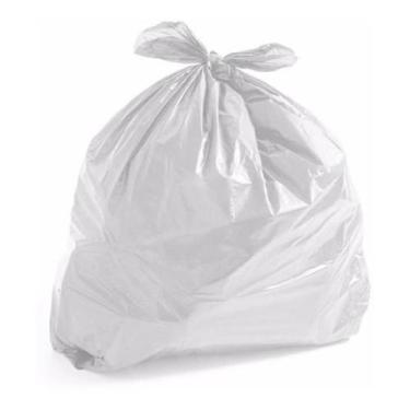 Imagem de Saco De Lixo 100 Litros Branco Comum Com 100 Unid Leitoso - Higipack