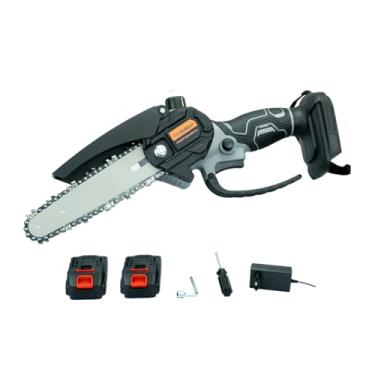 Imagem de Mini Motoserra Elétrica 750W Bateria 21V Pró Euro Portátil Com Maleta