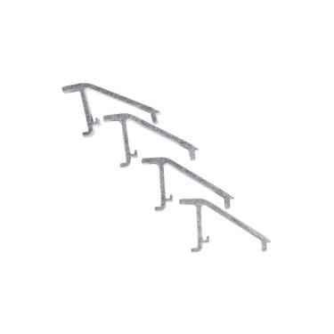 Imagem de Kit 4un Clip para Prateleira Imbera Alumínio 3063719