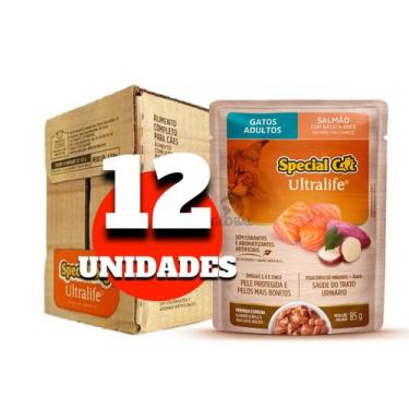 Imagem de Sachê Special Cat Adulto Salmão: Caixa com 12 unidades - Special Dog