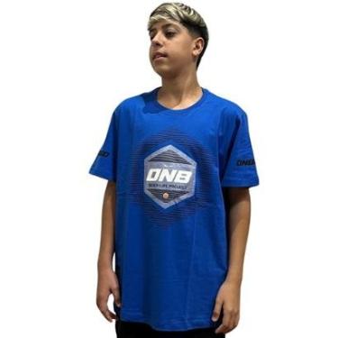 Imagem de Camiseta Masculina Onbongo Azul ON197-Masculino
