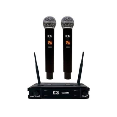 Imagem de Microfone Sem Fio Duplo Kadosh KDSW-392M