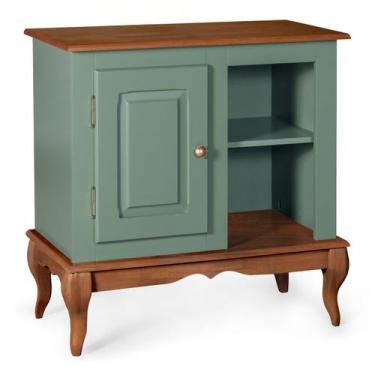 Imagem de Gabinete para Banheiro 1 Porta 2 Nichos e Pés Luiz XV Dália 3051 Linz 