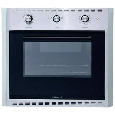 Imagem de Forno Elétrico De Embutir Nardelli E60 Luz interna e Função Grill 60Litros Inox 127V