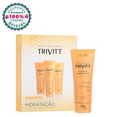 Imagem de Kit home care c/ hidratação + item extra - TRIVITT, Óleo de Argan