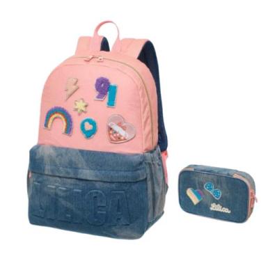 Imagem de Mochila Costas Com Estojo Box Lilica Ripilica Play Patch