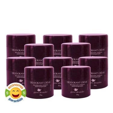 Imagem de Kit 10 Und Desodorante Pierre Alexander Creme Antitranspirante