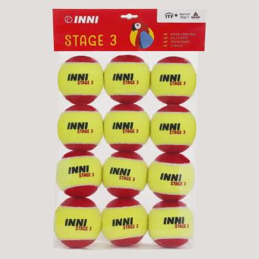 Imagem de Bola de Tênis Inni Stage 3 (Pack com 12)