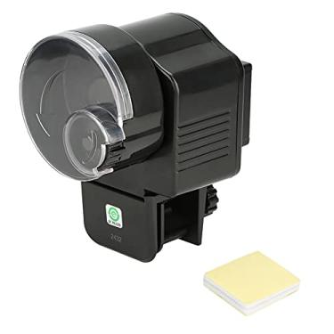 Imagem de Ferramenta de alimentação de alimentos para alimentador de peixe automático compacto para aquário tanque de peixes materiais de abdômen 11 x 10 x 7,4 cm