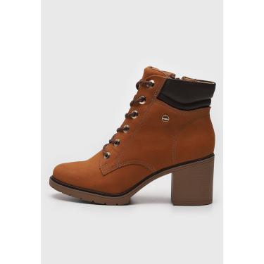Imagem de Bota Coturno Dakota Salto Grosso Caramelo Dakota D0391 feminino