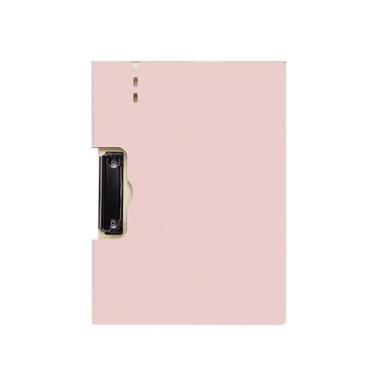 Imagem de Pastas de Arquivo Pasta de arquivo A4 multifuncional prancheta papelaria material de escritório papel contrato organização armazenamento clipe Organizador de Arquivos(Pink)