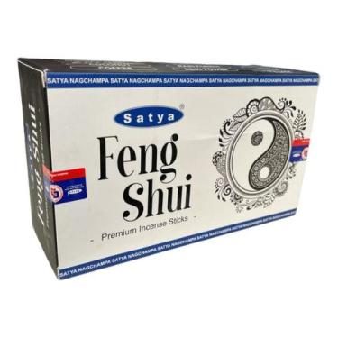 Imagem de Incenso Meditação Massala Feng Shui Satya 12Cxs 12Var - Lua Mística - 