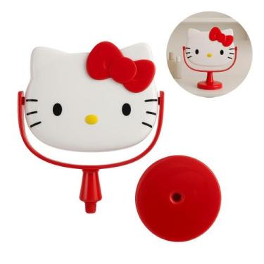 Imagem de Espelho de Mesa Hello Kitty Reclinável Para Make Maquiagem - Sanrio