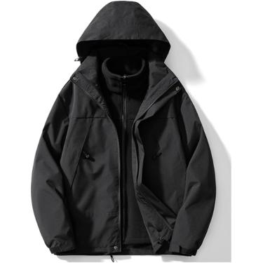Imagem de Jaqueta Corta-vento Leve Para Mulheres Windbreaker Impermeável Com Capuz Casaco Parka De Snowboard De Montanha Leve, Black, XS