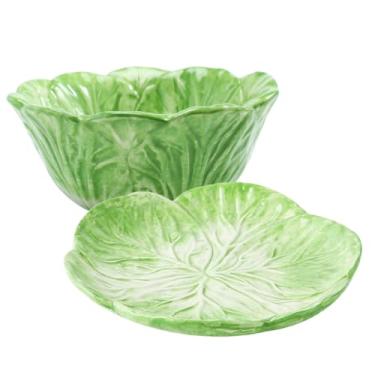 Imagem de Cabilock 1 conjunto de tigela de repolho de coelho tigela de servir macarrão Páscoa prato de cerâmica para aperitivo novidade tigela de frutas engraçada tigela de sobremesa tigela de cerâmica bandeja