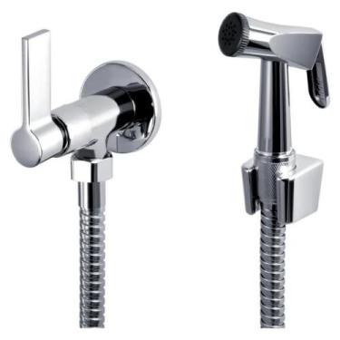 Imagem de Ducha Higiênica Metal Cromado CasaGrande Mundial Gatilho Mangueira 1,2