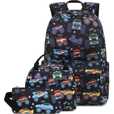 Imagem de Mochila Escolar CAMTOP Infantil com Lancheira - Para Crianças de 4 a 1